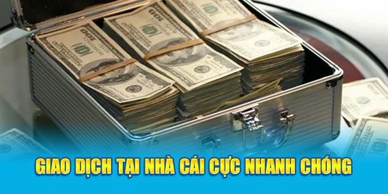 Mọi giao dịch liên quan tại nhà cái Thabet cực nhanh chóng