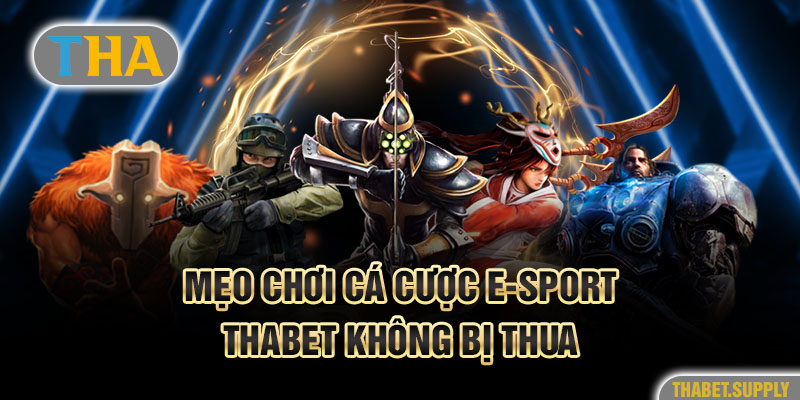 Mẹo chơi cá cược E-sport Thabet không bị thua